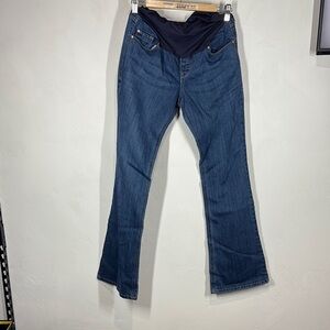 Old Navy Women's Blue Maternity Flare Jeans size 10 Long